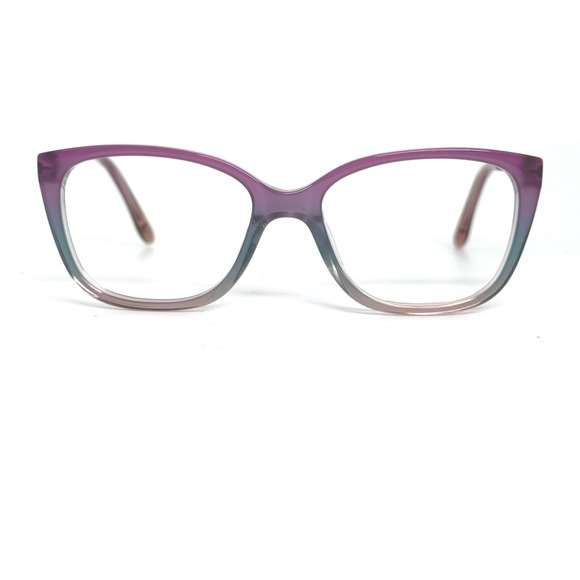 BCBGMAXAZRIA Galena Purple Fade Cat Eye Eyeglasses Frames Made‎ Italy 48 15 130